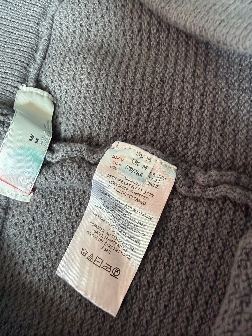 Free People Beach Gray Knit Sweatpants Size Medium - Picture 5 of 6